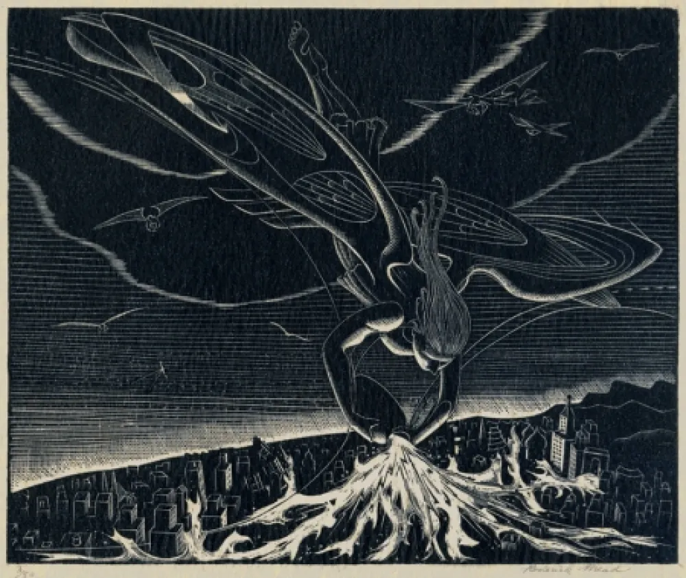 Incisione Mead - The Seventh Angel (Revelations: XVI)