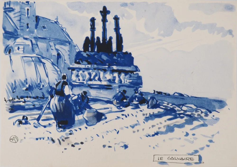 Manifesti Méheut - Bretagne, Le Vieux Calvaire, c