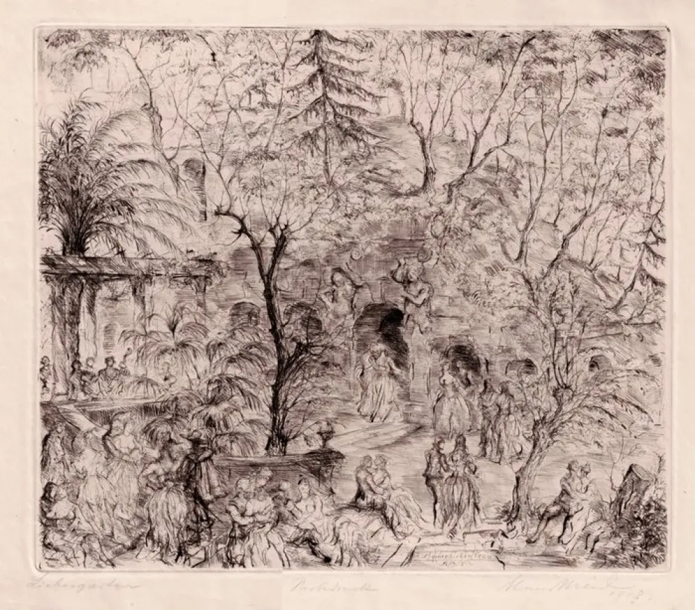 Acquaforte Meid - Liebesgarten / Garden of Love