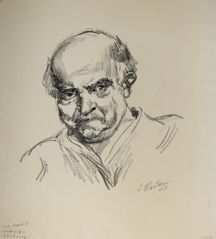 Non Tecnico Meidner - Selbstbildnis nach links