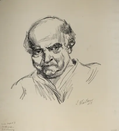 Non Tecnico Meidner - Selbstbildnis nach links