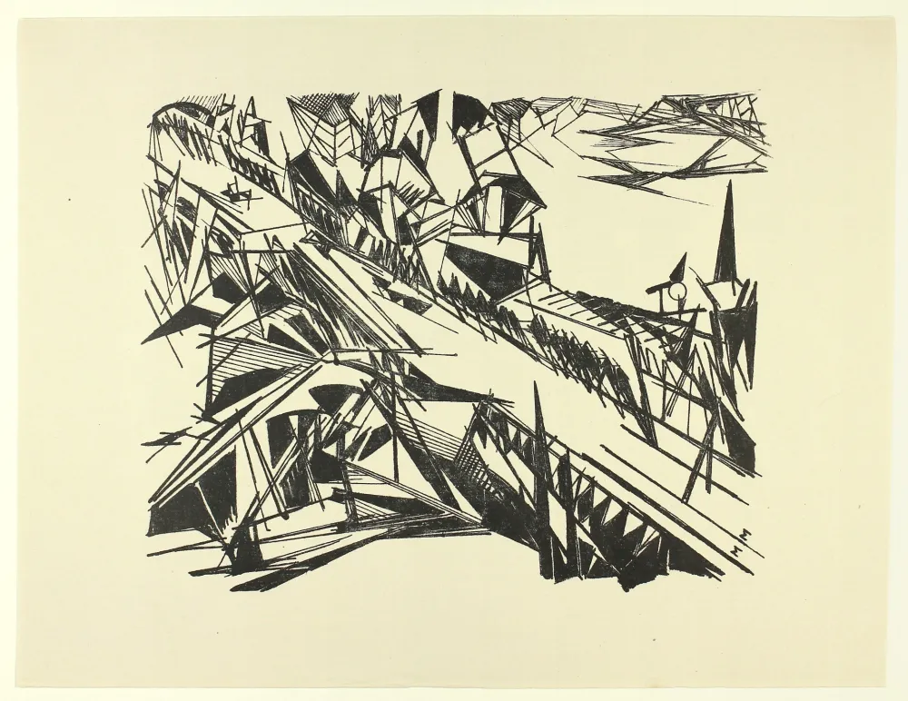 Litografia Melzer - Spreebrücke Berlin