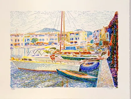 Litografia Mendjisky - Port Grimaud