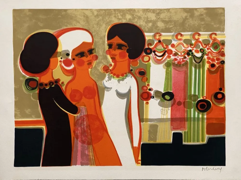 Litografia Menguy - L'habillage