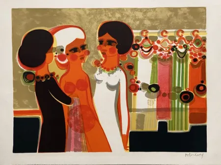 Litografia Menguy - L'habillage