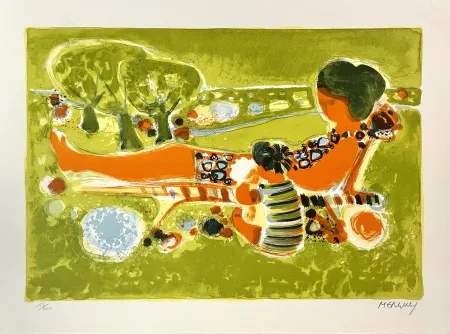 Litografia Menguy - Relax