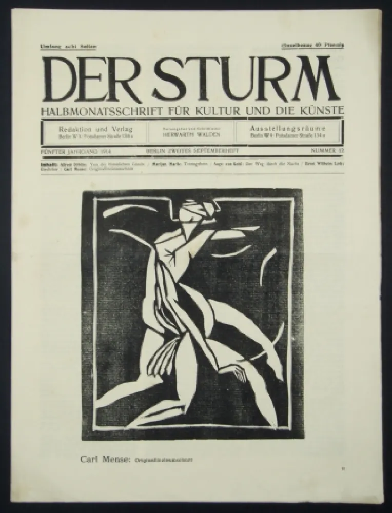 Incisione Su Legno Mense - Figur (Figure)