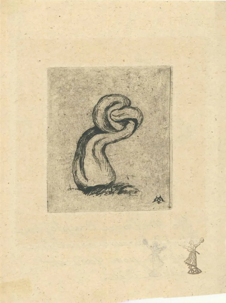 Incisione Meryon - Le malingre cryptogame