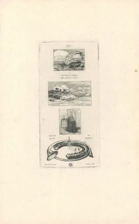 Incisione Meryon - Rébus:  (