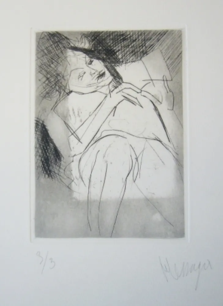 Incisione Messagier - Sans titre