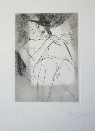 Incisione Messagier - Sans titre