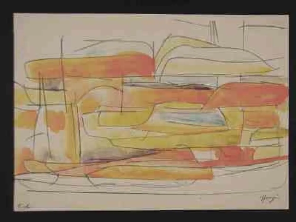 Litografia Messagier - Sans titre