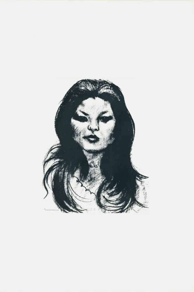 Litografia Messina - Donna