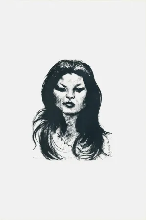 Litografia Messina - Donna