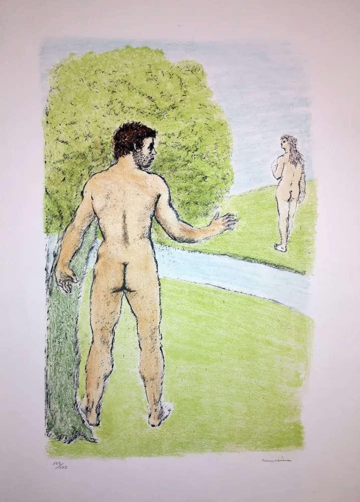 Litografia Messina - Nudi