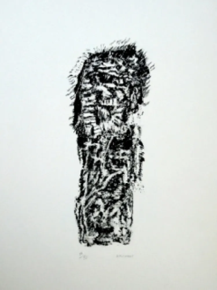 Litografia Michaux - Composition 128