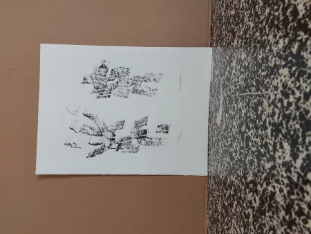Litografia Michaux - Composition 