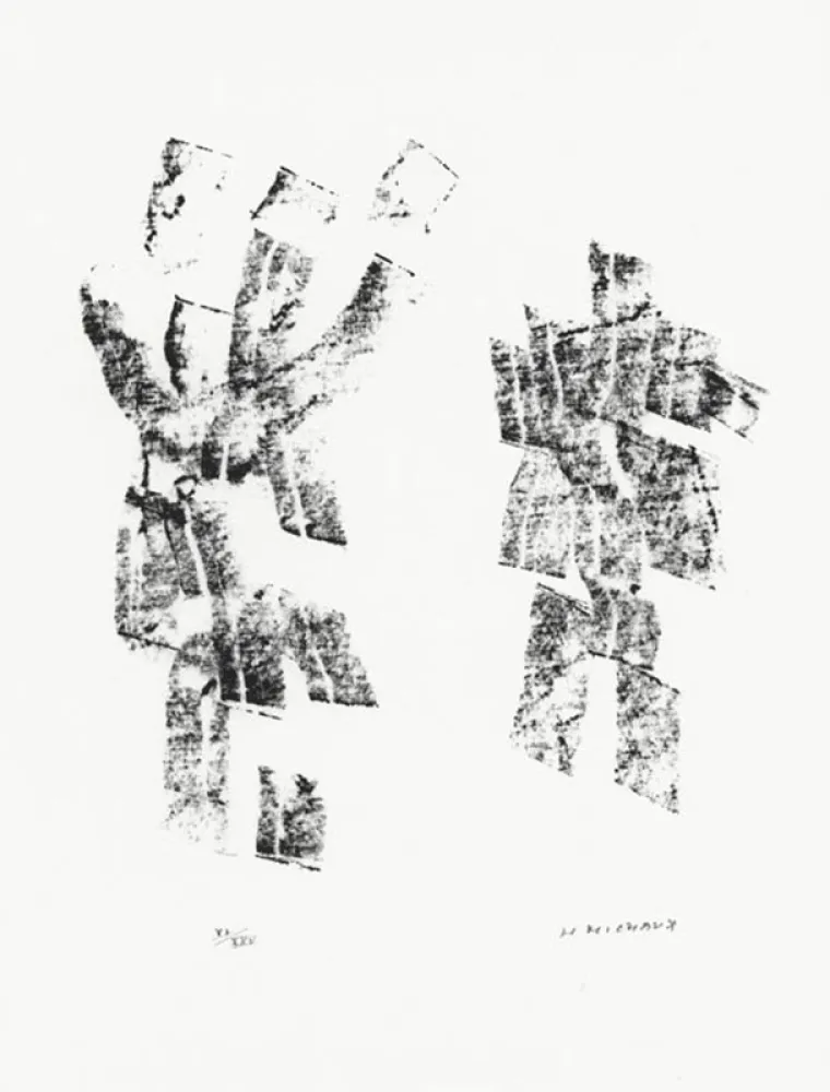 Libro Illustrato Michaux - Décisive pliure du ciel