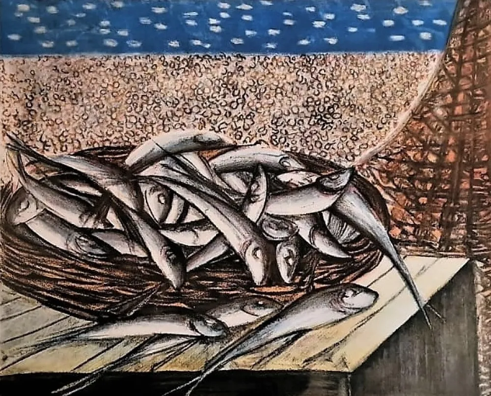 Litografia Migneco - Sardelle