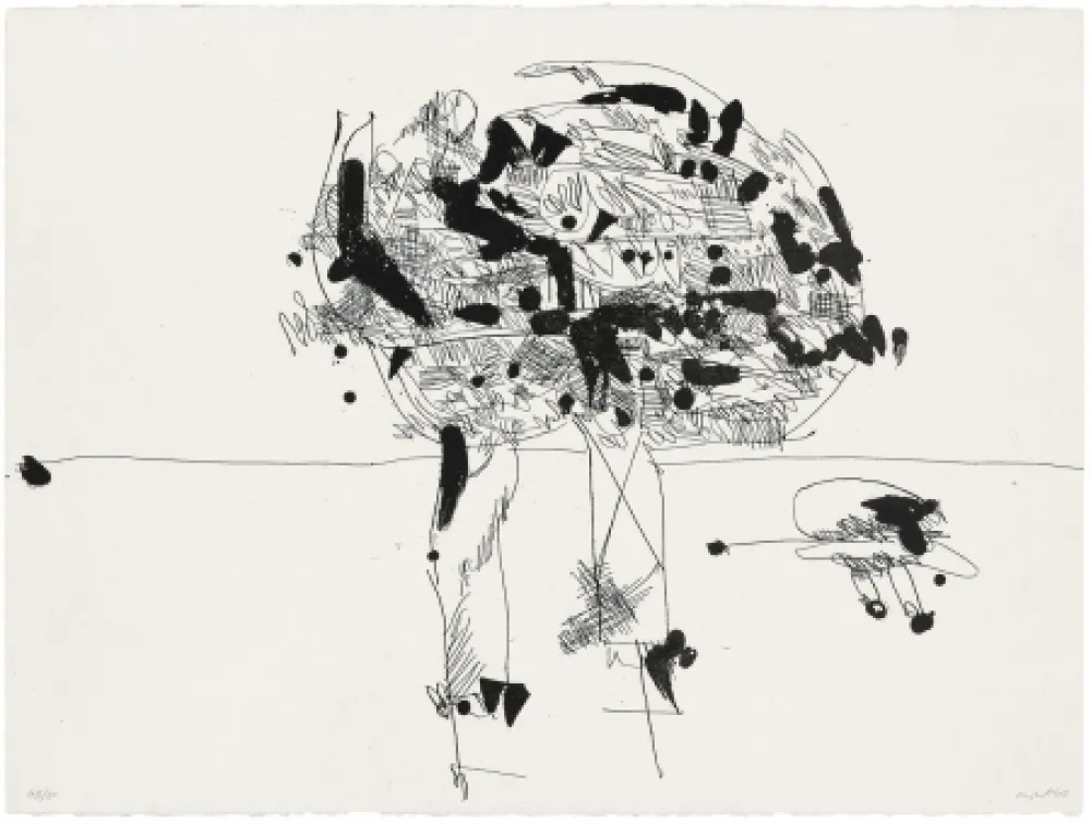 Acquatinta Millares - Antropofauna