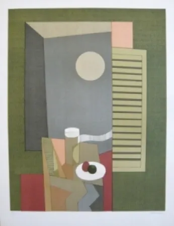 Litografia Minaux - Linge