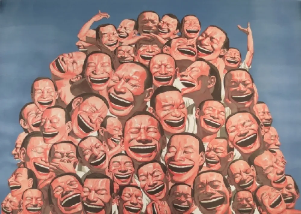 Litografia Minjun - Sans titre