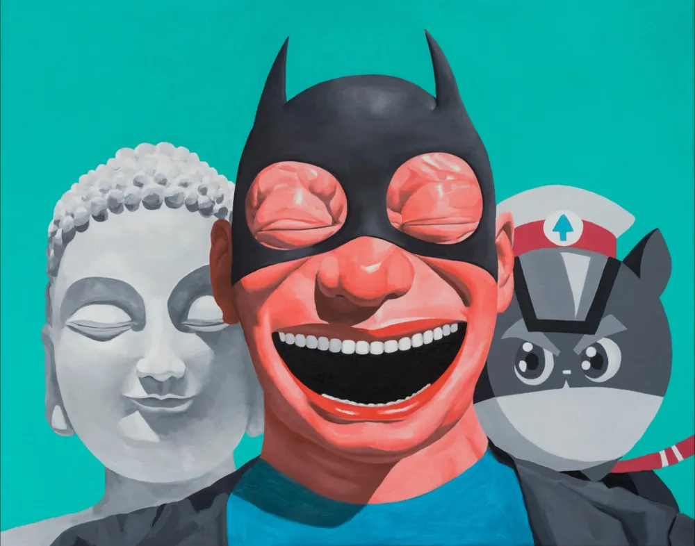 Serigrafia Minjun - The Three Musketeers