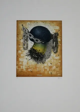 Acquaforte E Acquatinta Minuzzi - Der verdammte Pilz