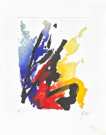 Acquatinta Miotte -  FLAMBOYANCE