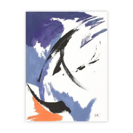 Serigrafia Miotte - Mancha Naranja Inferior Izquierda