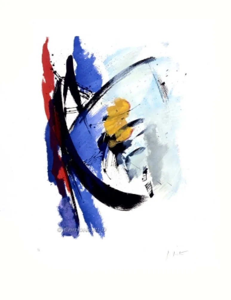 Acquatinta Miotte - Oblique marine