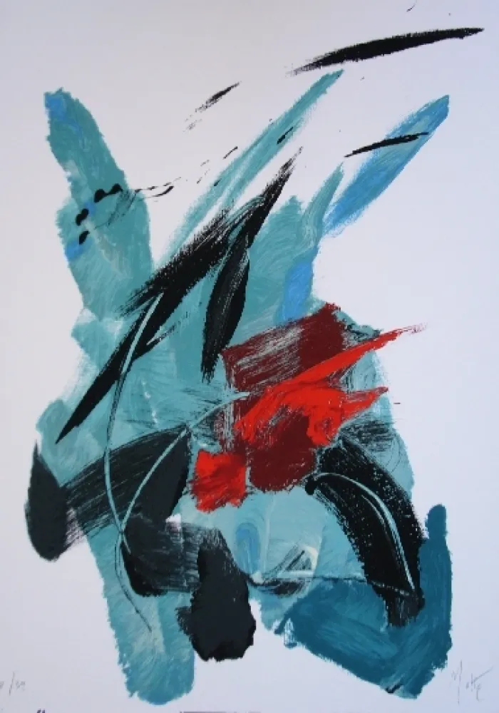 Litografia Miotte - Pour Garcia Lorca