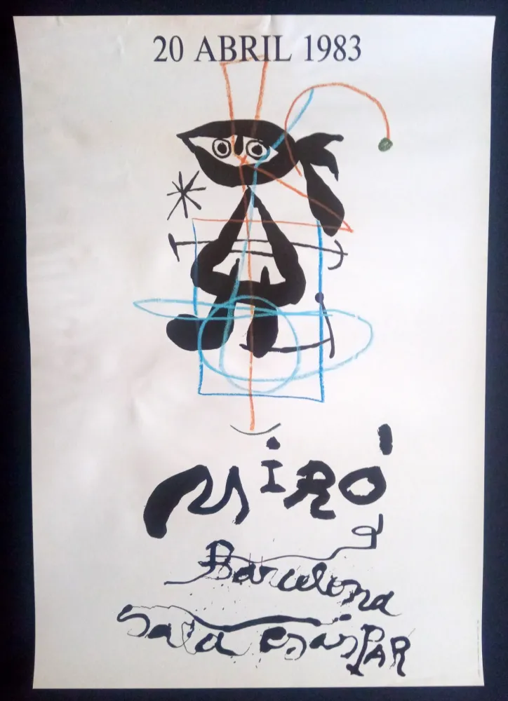 Manifesti Miró - 20 Abril 1983 Sala Gaspar