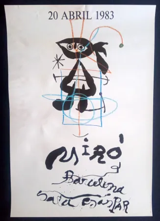Manifesti Miró - 20 Abril 1983 Sala Gaspar