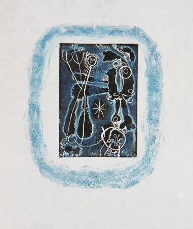 Incisione Miró - Anti-Platon (D. 316)