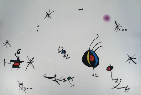 Incisione Miró - Barcelona Suite n°10