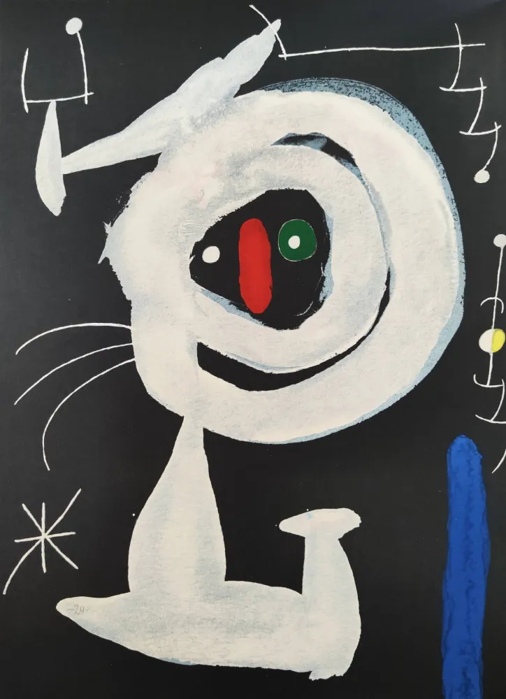 Litografia Miró - Composition