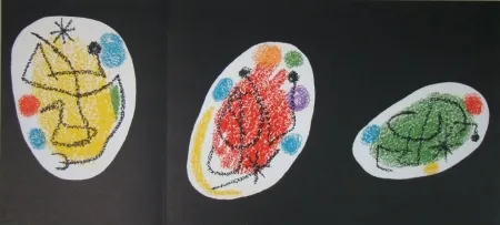 Litografia Miró - Composition