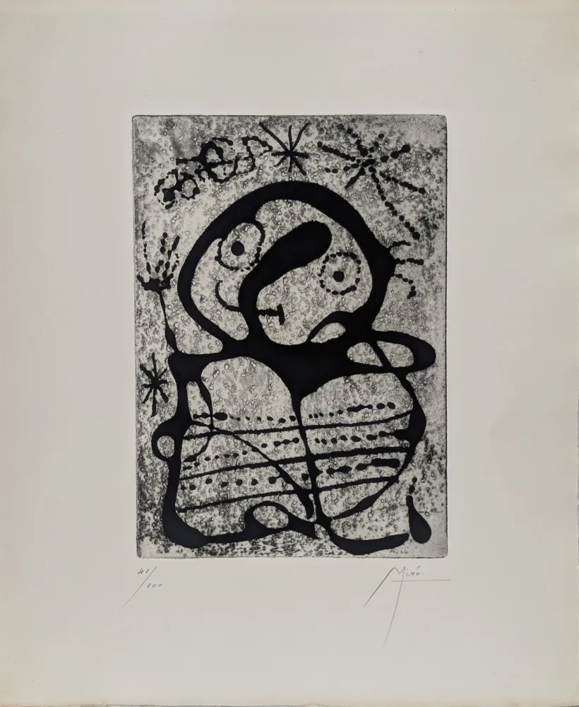 Acquaforte Miró - Constellations 