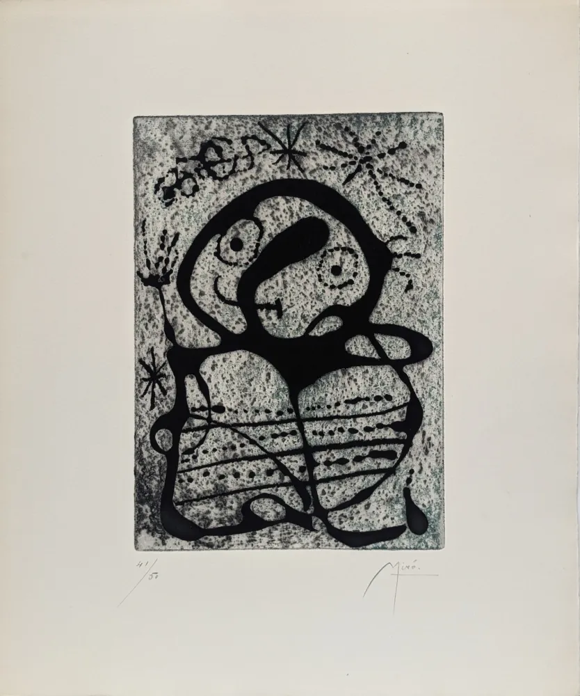 Litografia Miró - Constellations 