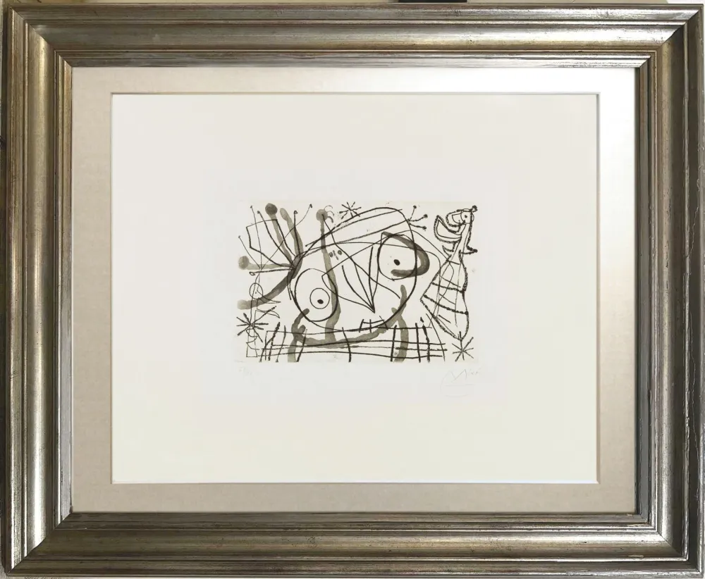 Acquatinta Miró - Fissures