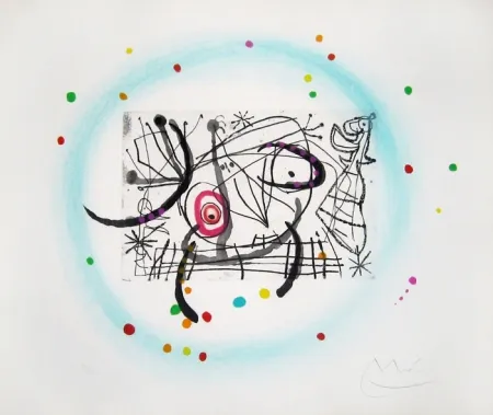 Acquaforte E Acquatinta Miró - Fissures