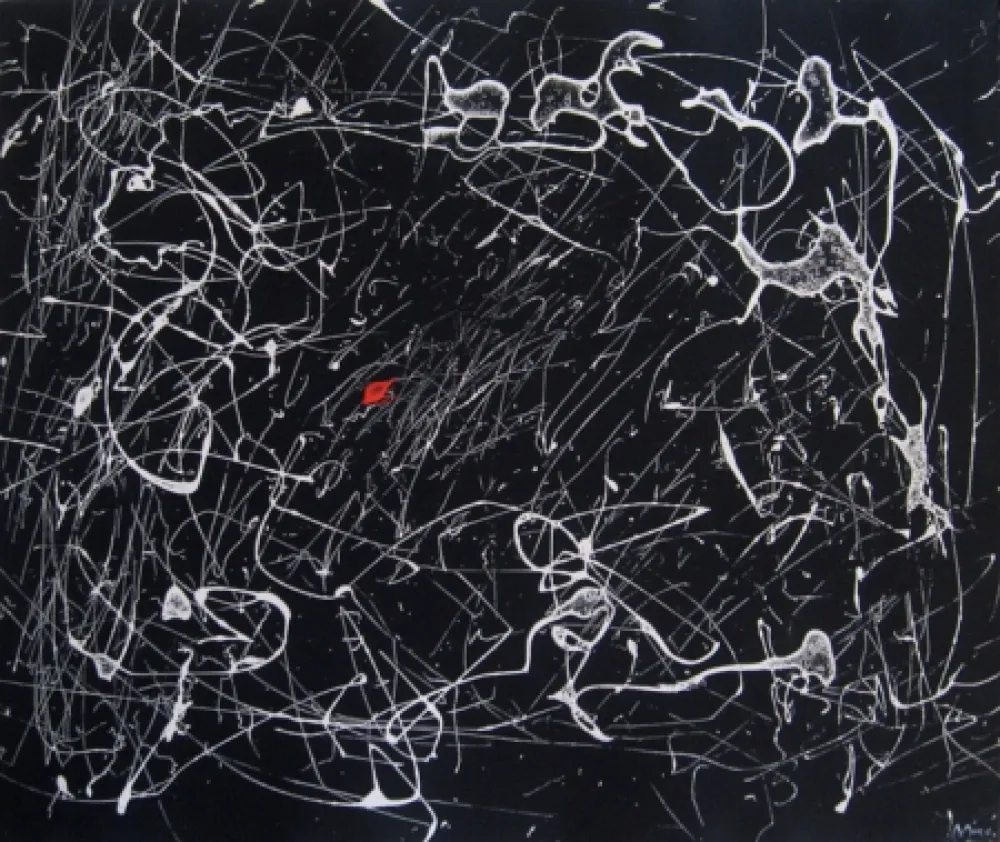 Incisione Miró - Fissures