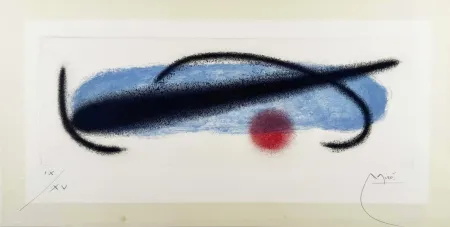 Acquaforte E Acquatinta Miró - Fusées 1 