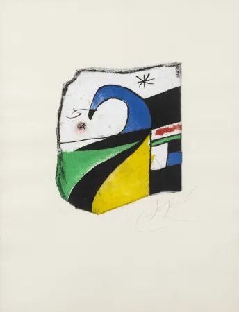 Incisione Miró - Gaudí X