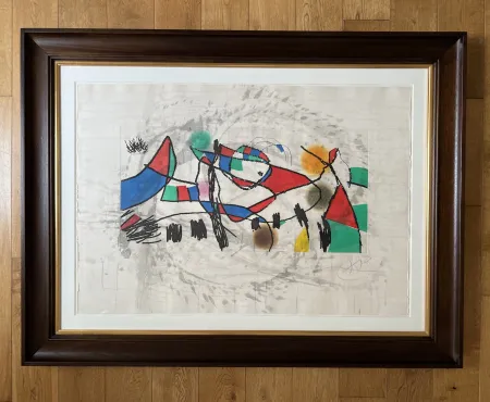 Acquaforte E Acquatinta Miró - Gravures pour une Exposition (Plate 1)