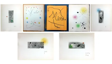 Libro Illustrato Miró - HÉRACLITE D'ÉPHÈSE. Avec 12 gravures originale de Joan Miró (1965)