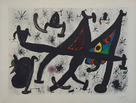 Litografia Miró - Homenatge a Joan Prats 11