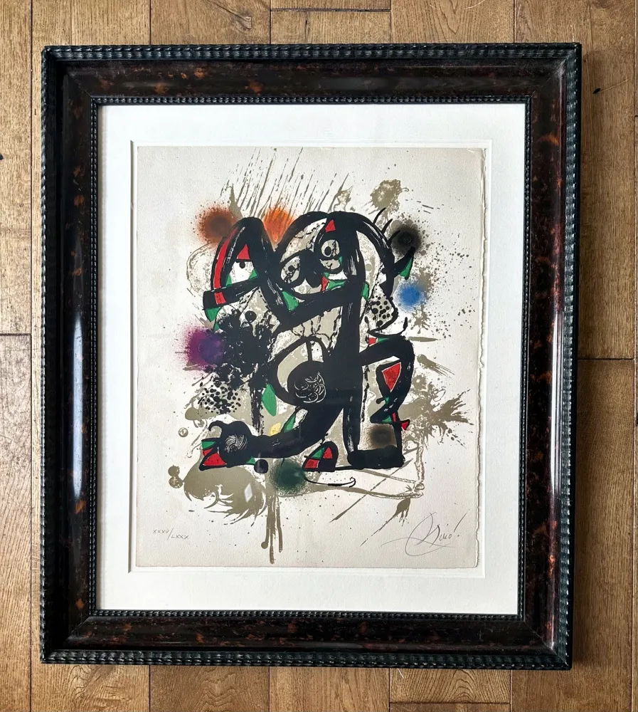 Litografia Miró - Joan Miro Lithographs III / Maeght 1118 