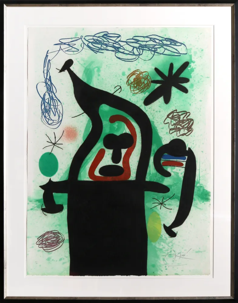 Acquatinta Miró - La Harpie